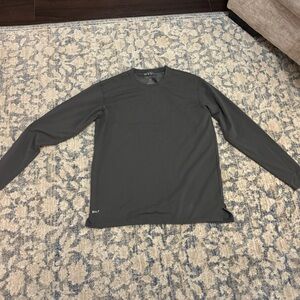BYLT Basics Charcoal Long Sleeve Crew